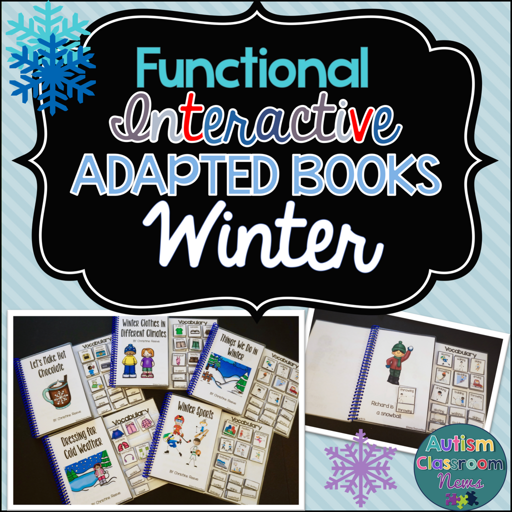 Winter Interactive Adapted Books for Autism and Special Education - Autism Classroom Resources