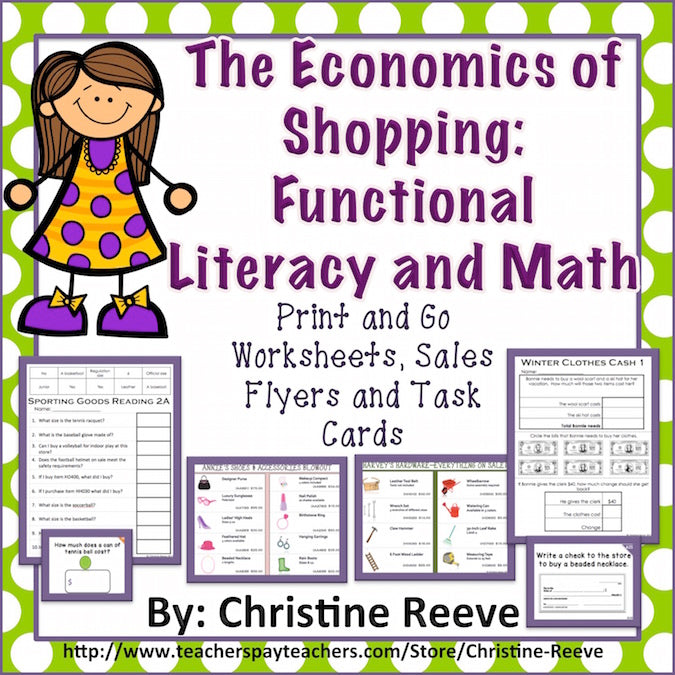 The Economics of Shopping: Functional Literacy and Math
