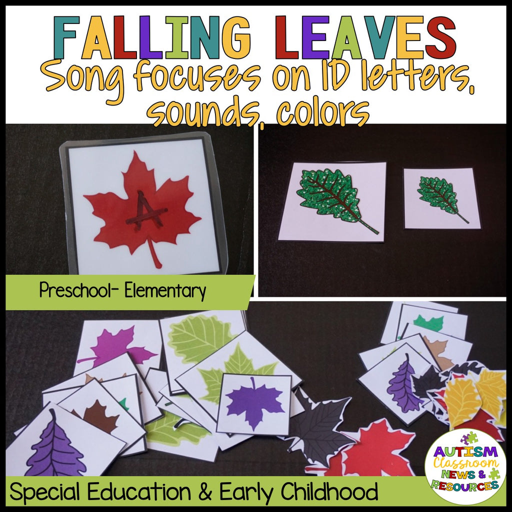 Morning Circle Fall Add-On Kit for Preschool and Elementary Special Education - Autism Classroom Resources