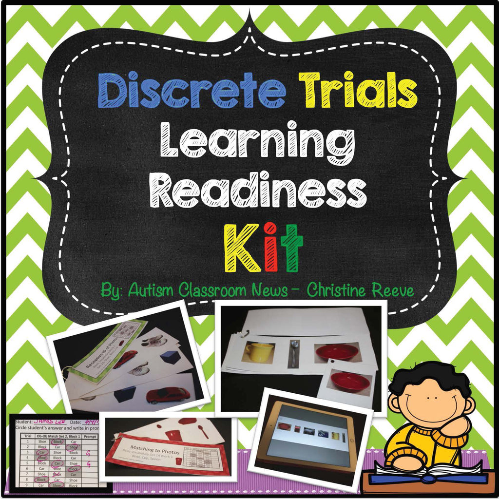 Discrete Trials Kit for Beginning Learner Skills for Students with Autism and Special Educatoin - Autism Classroom Resources