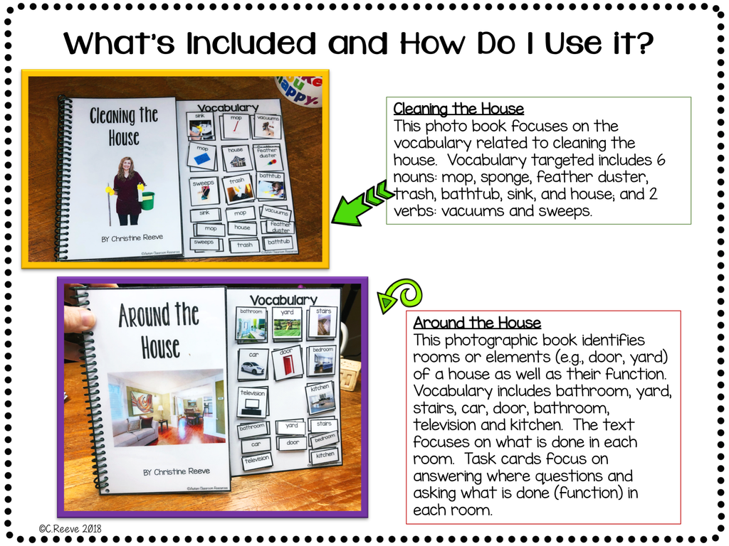 Functional Life Skills Interactive Books for Special Ed: Around the House - Autism Classroom Resources