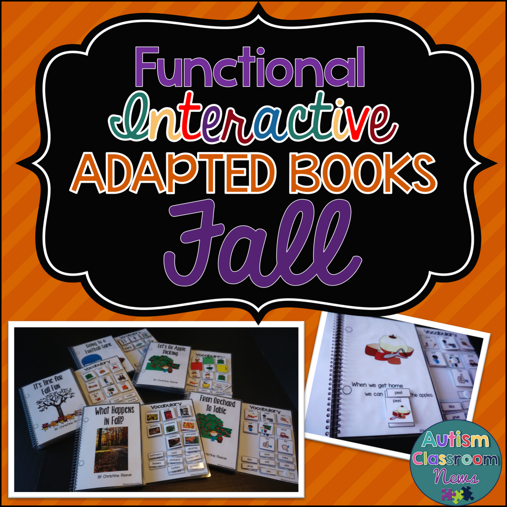 Autumn Interactive Adapted Books for Preschool and Special Education Classrooms - Autism Classroom Resources