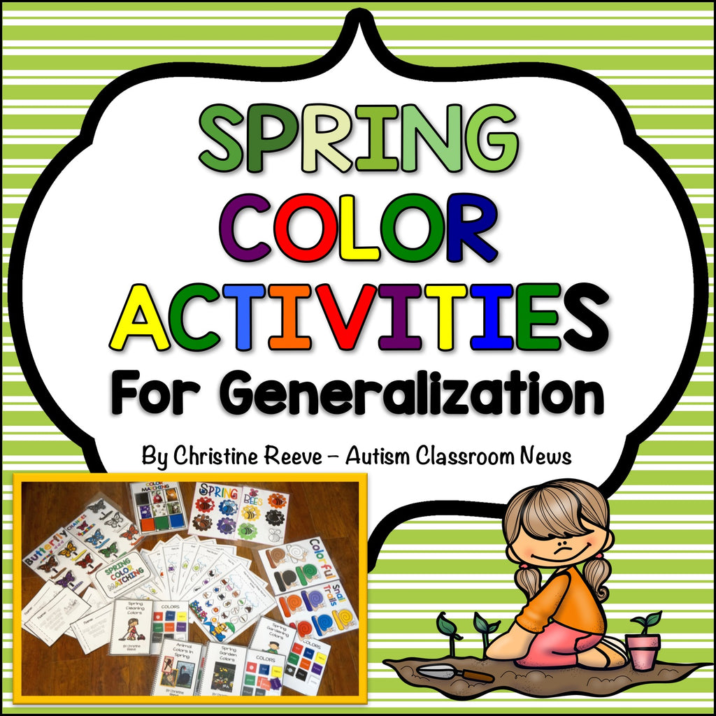 Spring-Themed Color Generalization Activities for Autism and Special Ed Programs - Autism Classroom Resources