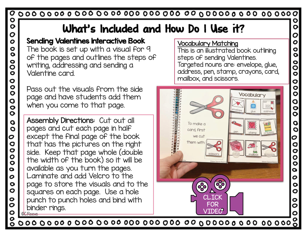 Valentine's Day Morning Meeting Add-On Kit for Preschool and Special Education - Autism Classroom Resources
