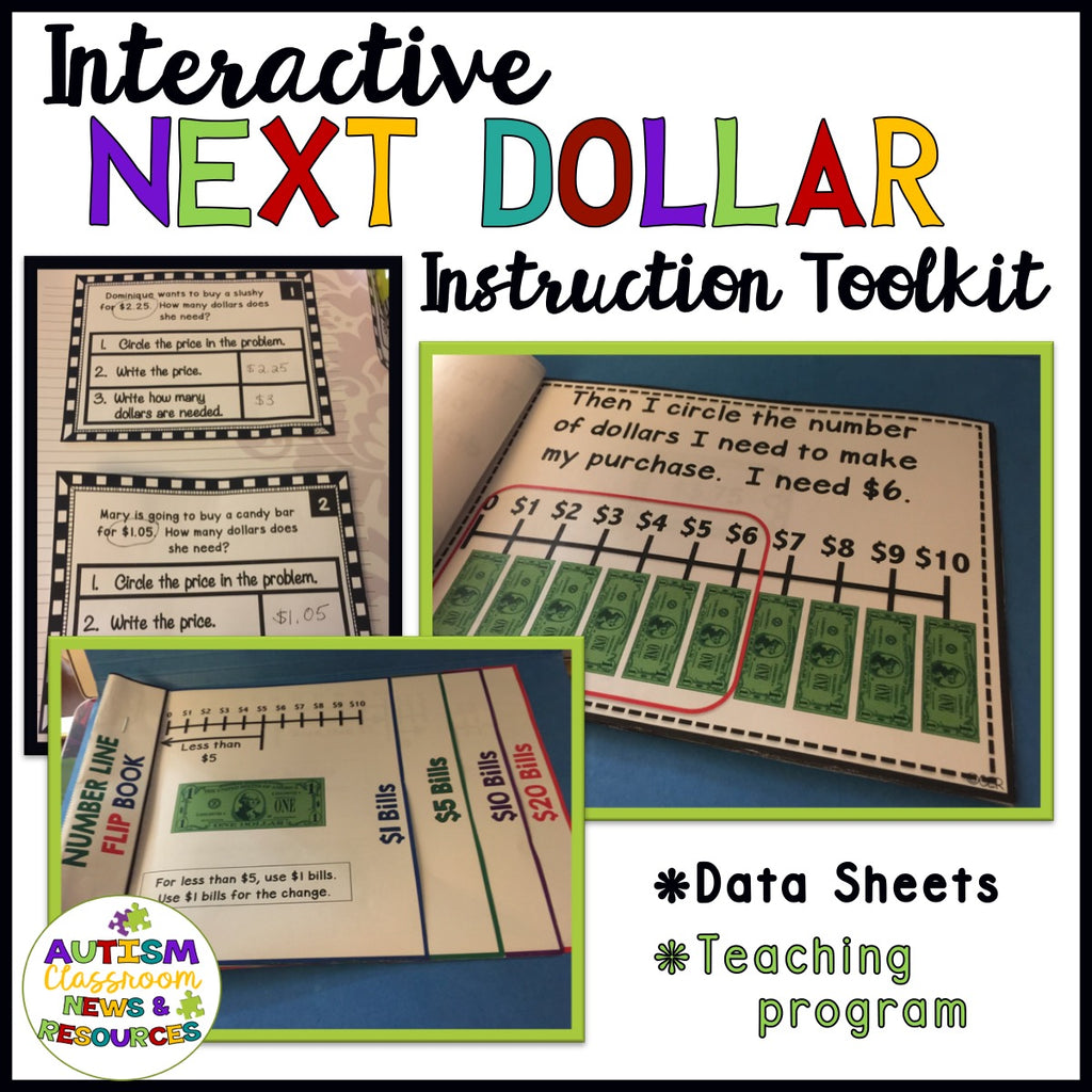 Interactive Next Dollar Up Instructional Toolkit for Special Education and Life Skills - Autism Classroom Resources
