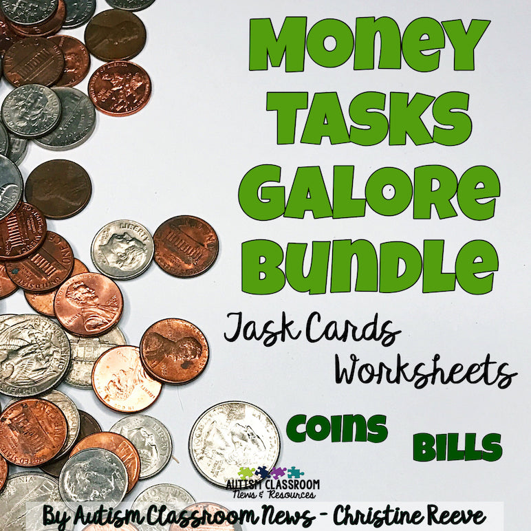 Money Tasks Galore Bundle - Autism Classroom Resources