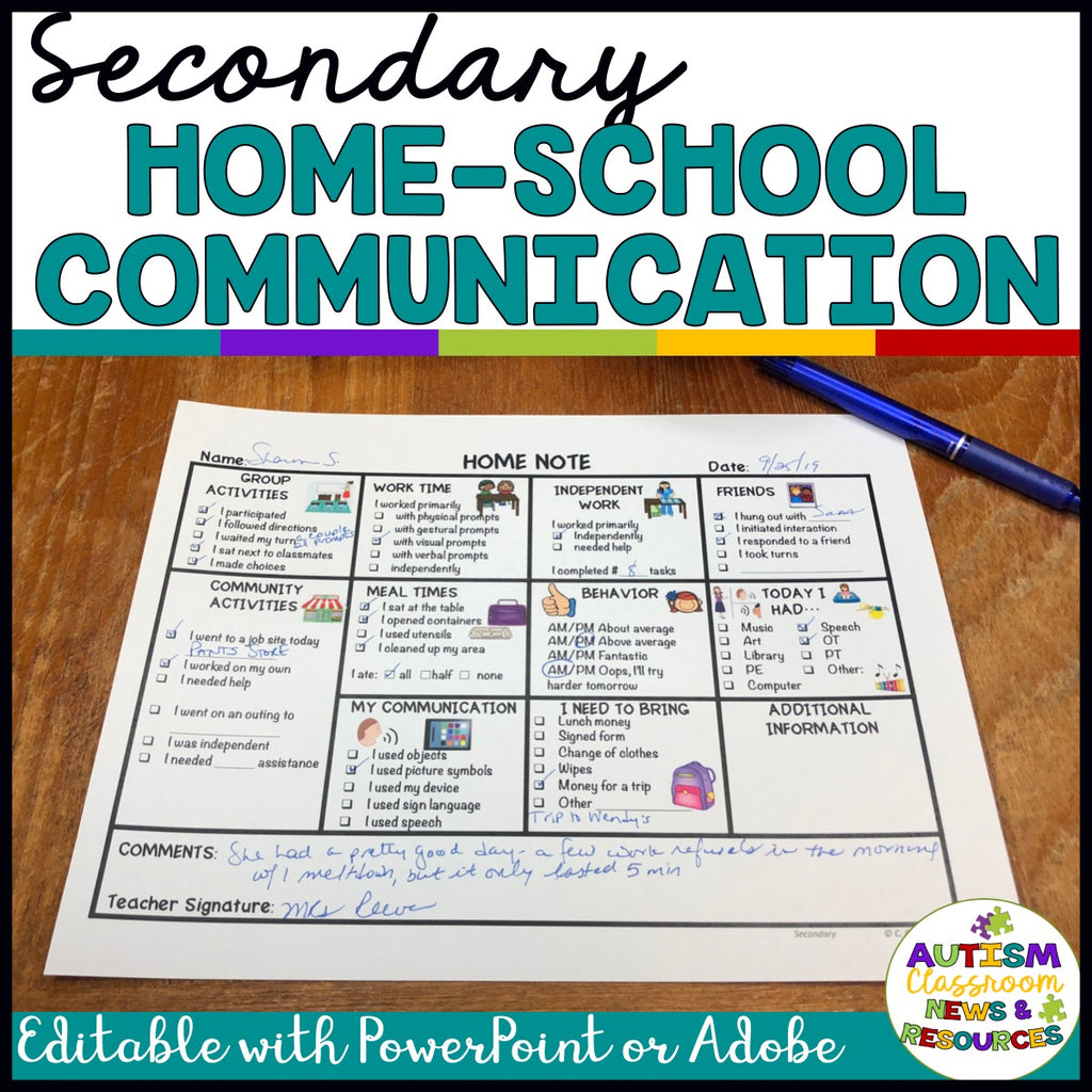 Secondary Special Education-Autism Classroom Starter BUNDLE - Autism Classroom Resources