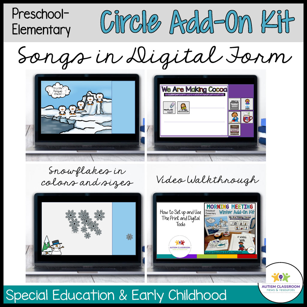 Winter Morning Meeting Add-On Kit - Autism Classroom Resources